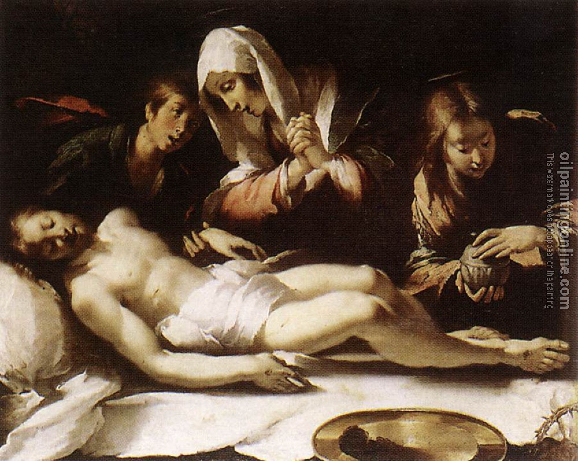 Strozzi, Bernardo - Lamentation over the Dead Christ